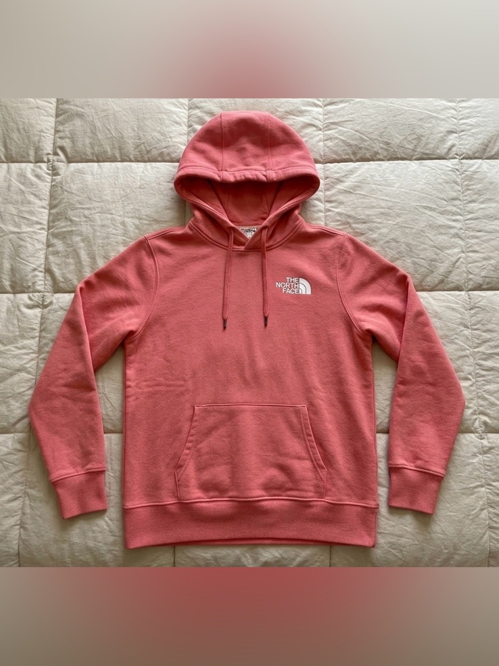 The North Face Classic Pullover Hoodie Orange Coral Red - Women’s Size M